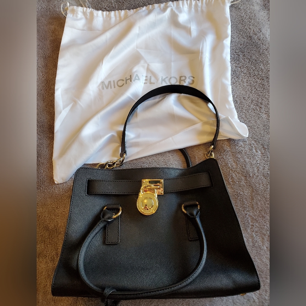 Michael Kors East West Hamilton‎ leather purse